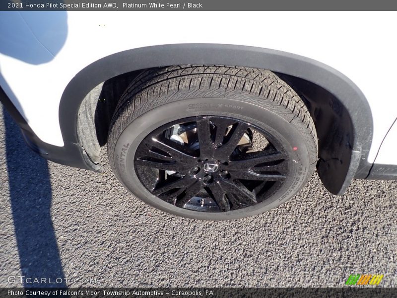 Platinum White Pearl / Black 2021 Honda Pilot Special Edition AWD