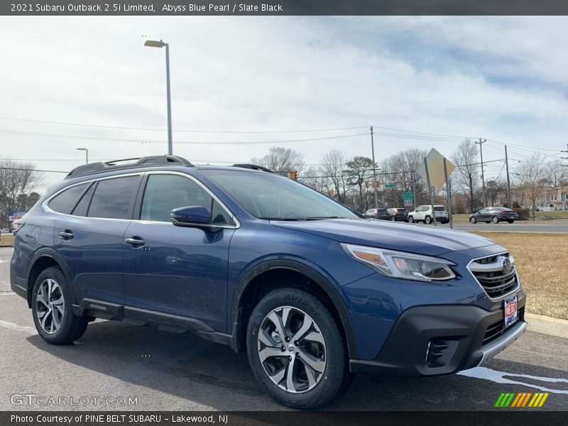 Abyss Blue Pearl / Slate Black 2021 Subaru Outback 2.5i Limited