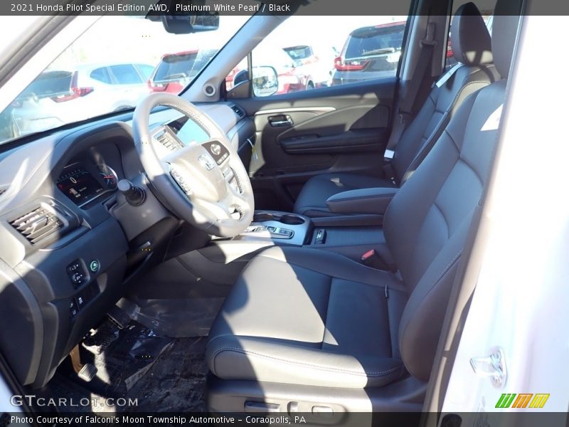 Platinum White Pearl / Black 2021 Honda Pilot Special Edition AWD