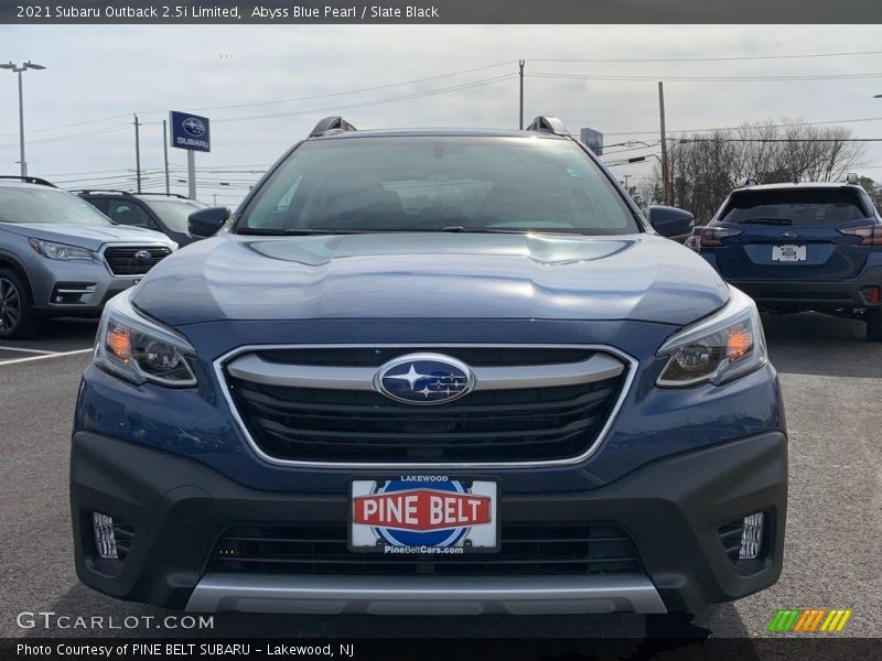 Abyss Blue Pearl / Slate Black 2021 Subaru Outback 2.5i Limited