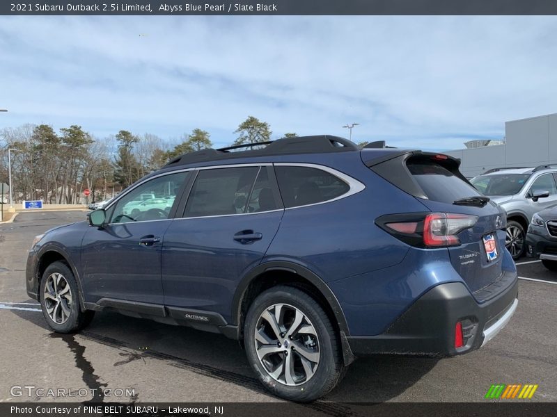 Abyss Blue Pearl / Slate Black 2021 Subaru Outback 2.5i Limited