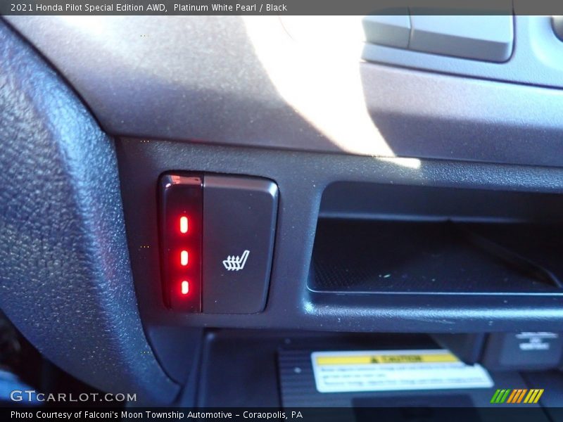 Platinum White Pearl / Black 2021 Honda Pilot Special Edition AWD