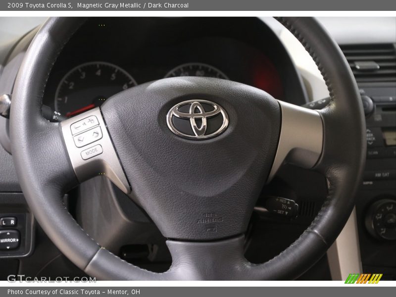 Magnetic Gray Metallic / Dark Charcoal 2009 Toyota Corolla S