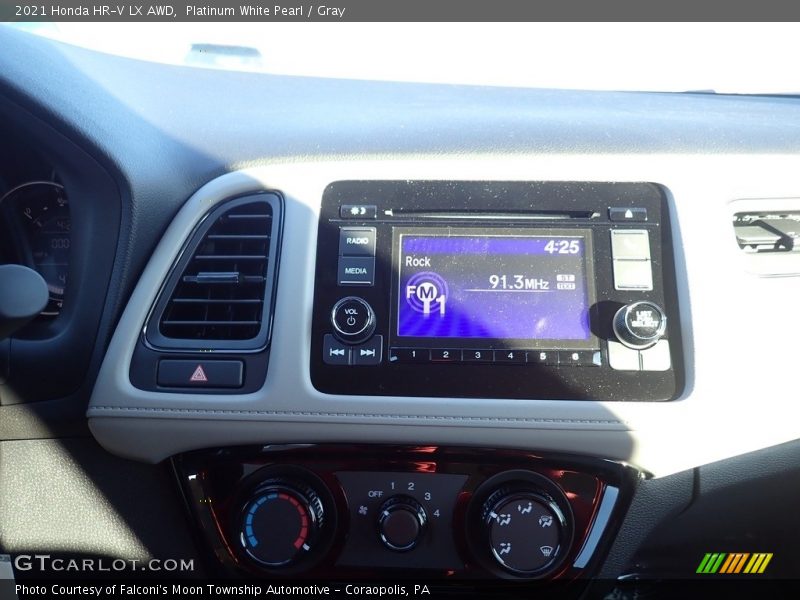 Platinum White Pearl / Gray 2021 Honda HR-V LX AWD