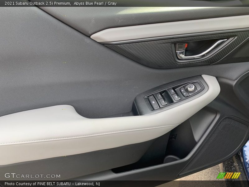 Abyss Blue Pearl / Gray 2021 Subaru Outback 2.5i Premium