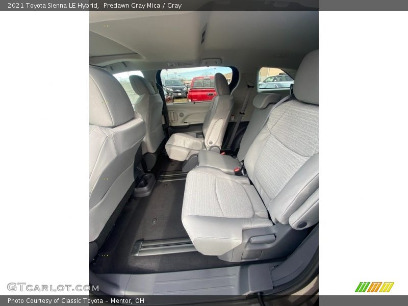 Predawn Gray Mica / Gray 2021 Toyota Sienna LE Hybrid