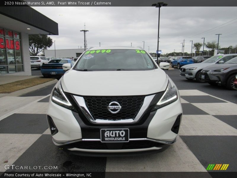 Pearl White Tricoat / Cashmere 2020 Nissan Murano SL AWD