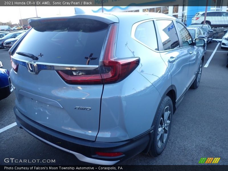 Sonic Gray Pearl / Black 2021 Honda CR-V EX AWD