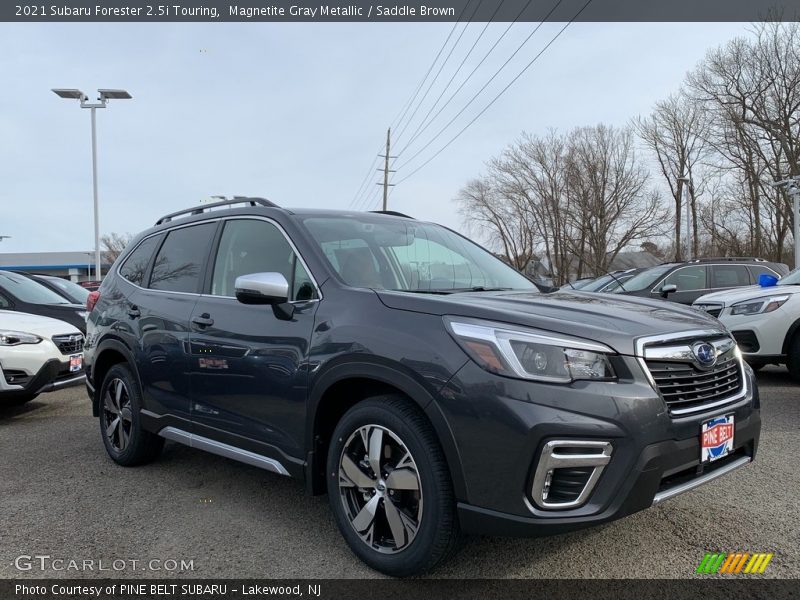 Magnetite Gray Metallic / Saddle Brown 2021 Subaru Forester 2.5i Touring