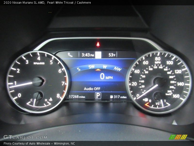 Pearl White Tricoat / Cashmere 2020 Nissan Murano SL AWD