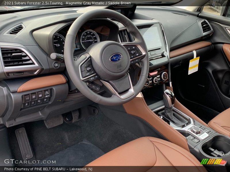  2021 Forester 2.5i Touring Saddle Brown Interior