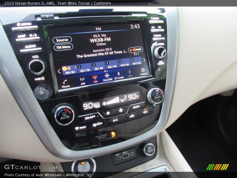 Pearl White Tricoat / Cashmere 2020 Nissan Murano SL AWD