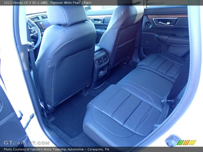 Platinum White Pearl / Black 2021 Honda CR-V EX-L AWD