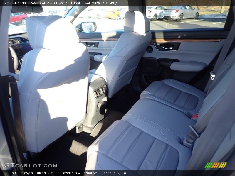 Lunar Silver Metallic / Gray 2021 Honda CR-V EX-L AWD Hybrid