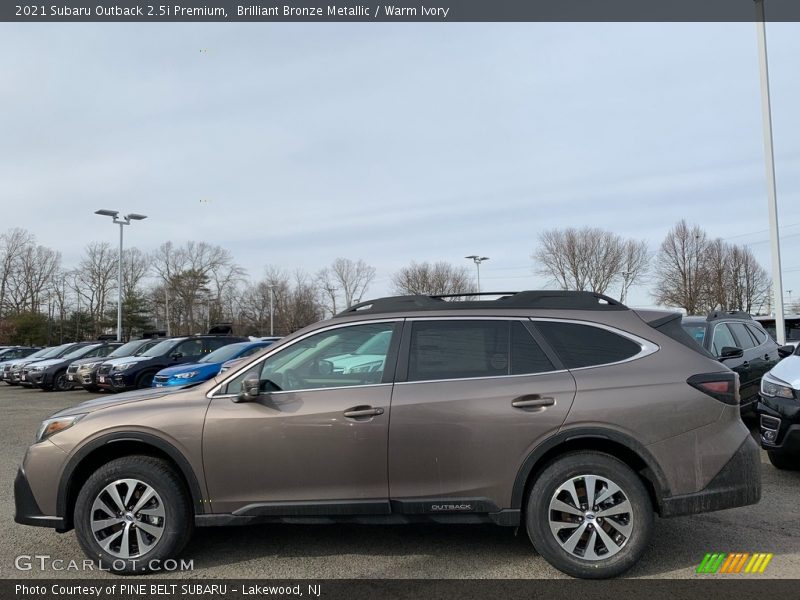 Brilliant Bronze Metallic / Warm Ivory 2021 Subaru Outback 2.5i Premium