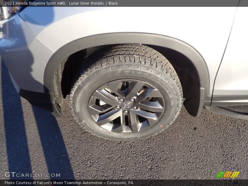 Lunar Silver Metallic / Black 2021 Honda Ridgeline Sport AWD