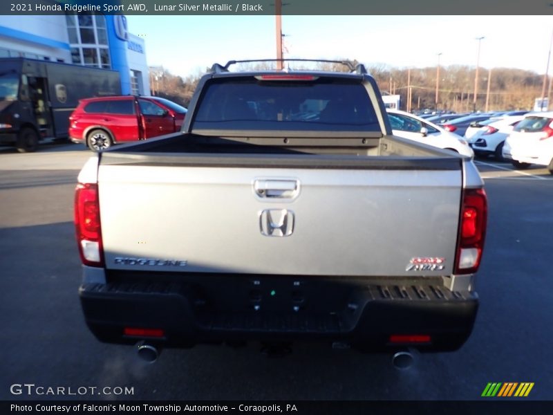 Lunar Silver Metallic / Black 2021 Honda Ridgeline Sport AWD