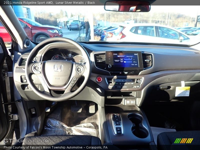 Lunar Silver Metallic / Black 2021 Honda Ridgeline Sport AWD