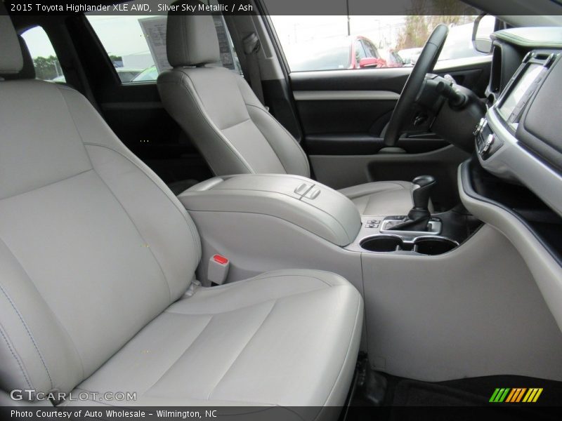 Silver Sky Metallic / Ash 2015 Toyota Highlander XLE AWD