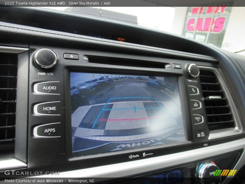 Silver Sky Metallic / Ash 2015 Toyota Highlander XLE AWD