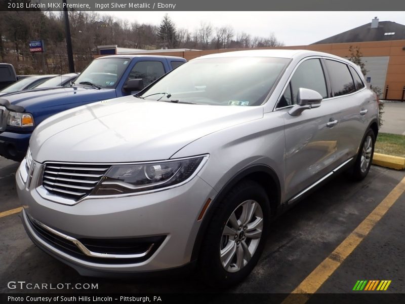 Ingot Silver Metallic / Ebony 2018 Lincoln MKX Premiere