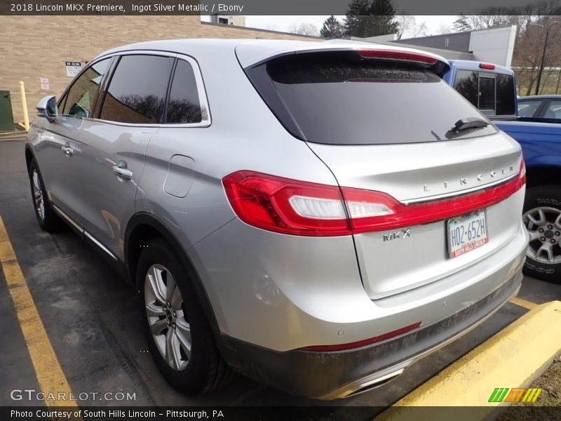 Ingot Silver Metallic / Ebony 2018 Lincoln MKX Premiere