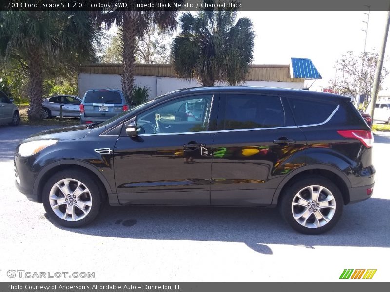 Tuxedo Black Metallic / Charcoal Black 2013 Ford Escape SEL 2.0L EcoBoost 4WD