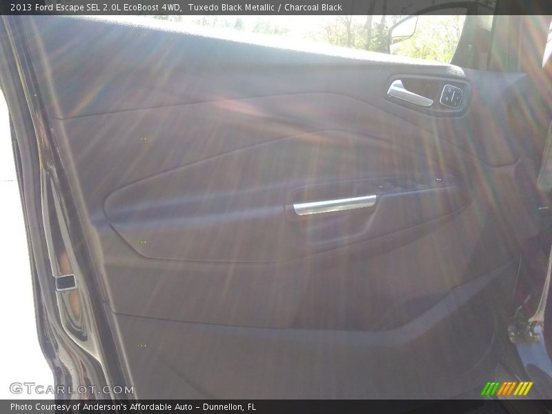 Tuxedo Black Metallic / Charcoal Black 2013 Ford Escape SEL 2.0L EcoBoost 4WD