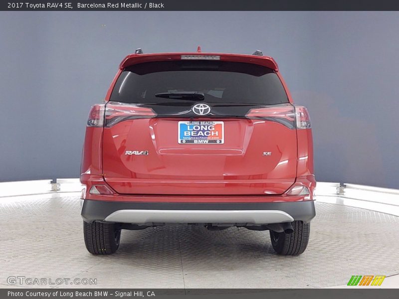 Barcelona Red Metallic / Black 2017 Toyota RAV4 SE