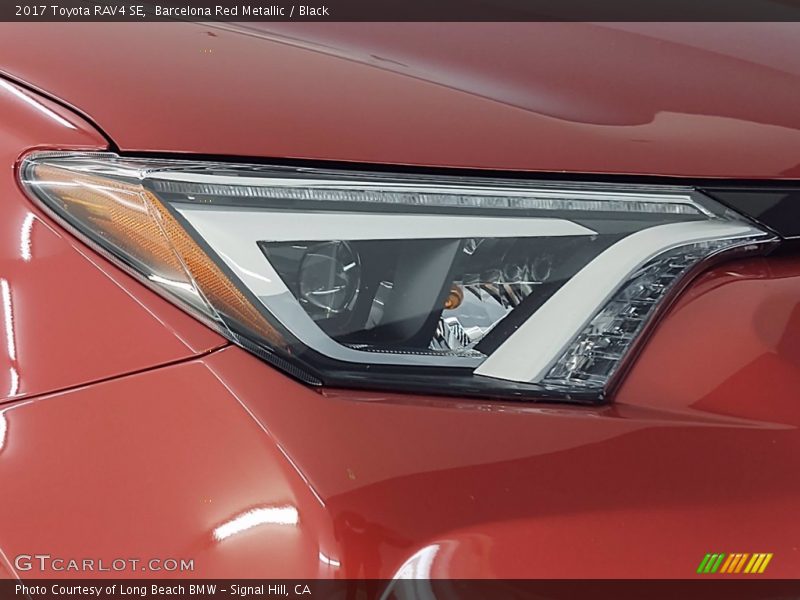 Barcelona Red Metallic / Black 2017 Toyota RAV4 SE