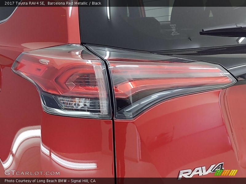 Barcelona Red Metallic / Black 2017 Toyota RAV4 SE