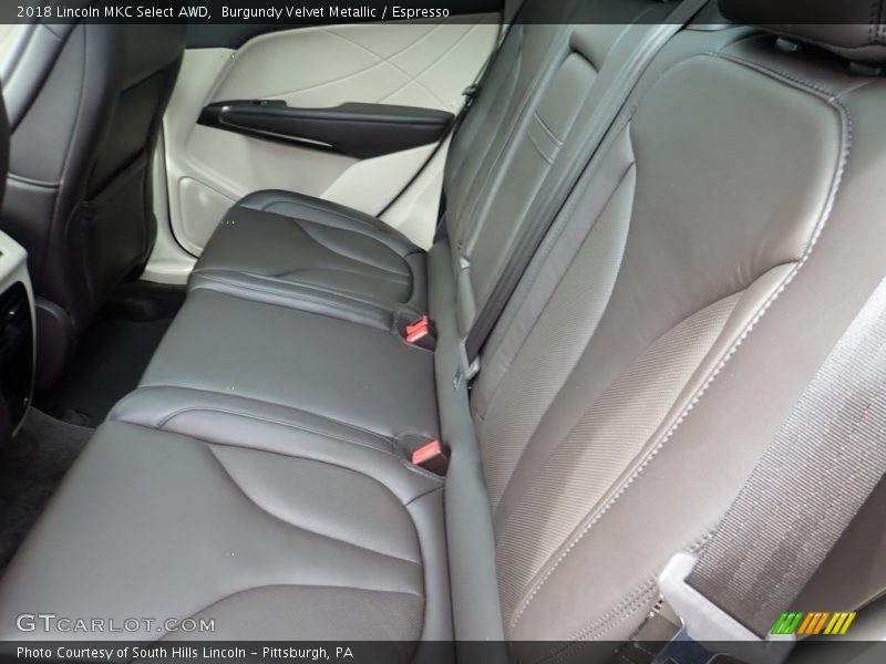 Burgundy Velvet Metallic / Espresso 2018 Lincoln MKC Select AWD