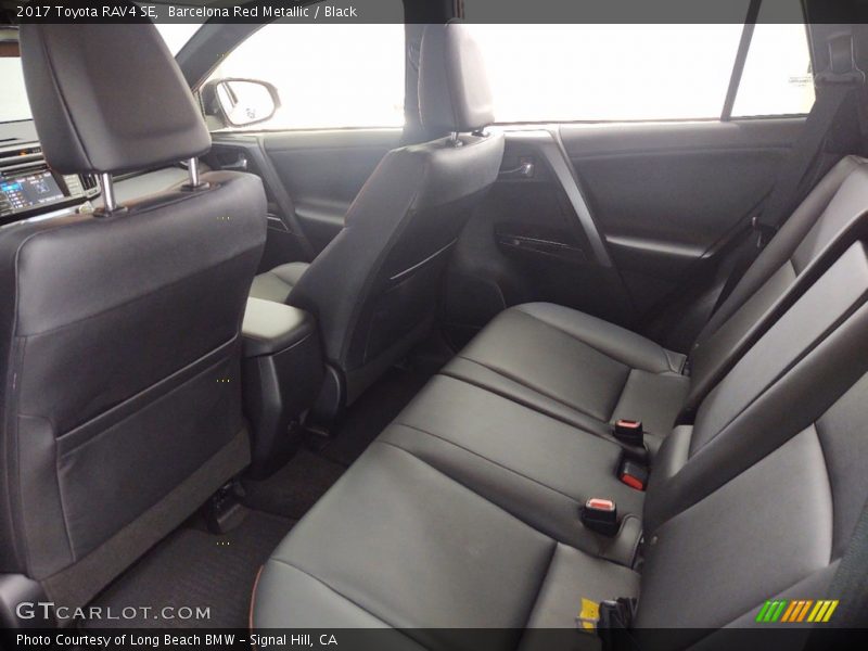 Rear Seat of 2017 RAV4 SE