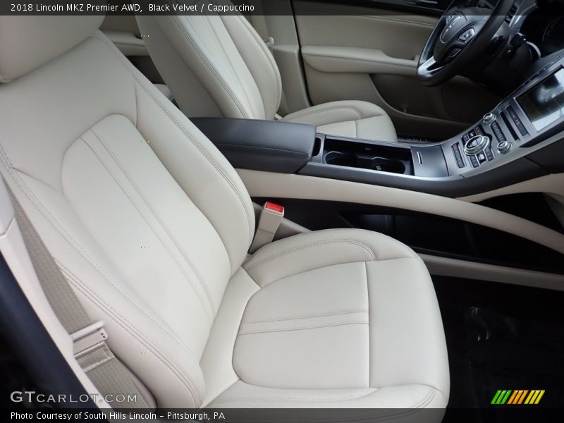 Front Seat of 2018 MKZ Premier AWD