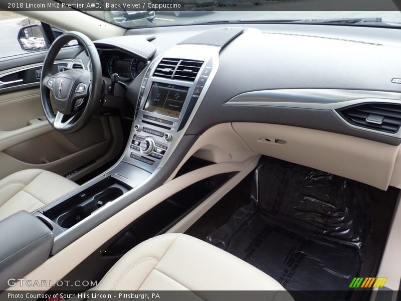 Dashboard of 2018 MKZ Premier AWD
