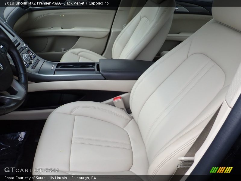 Front Seat of 2018 MKZ Premier AWD