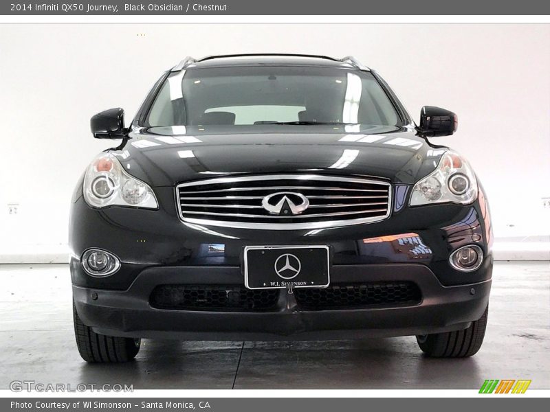 Black Obsidian / Chestnut 2014 Infiniti QX50 Journey