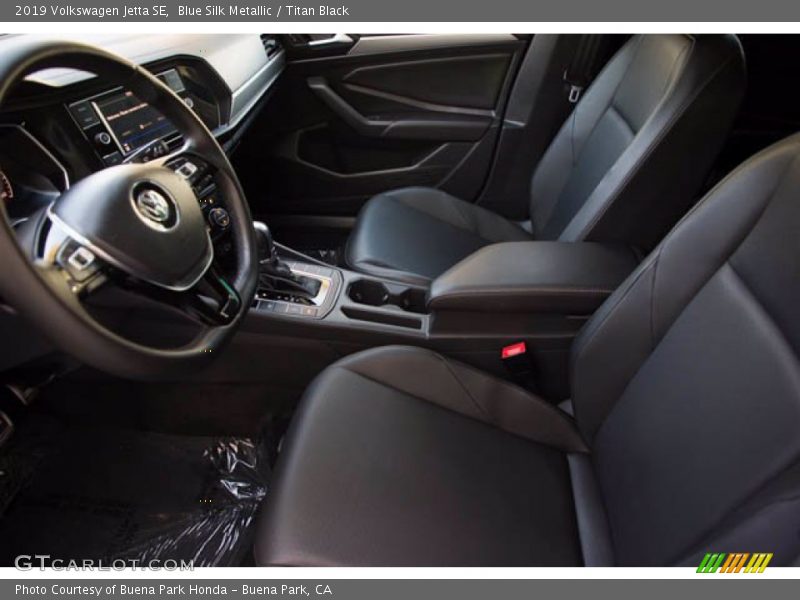 Blue Silk Metallic / Titan Black 2019 Volkswagen Jetta SE