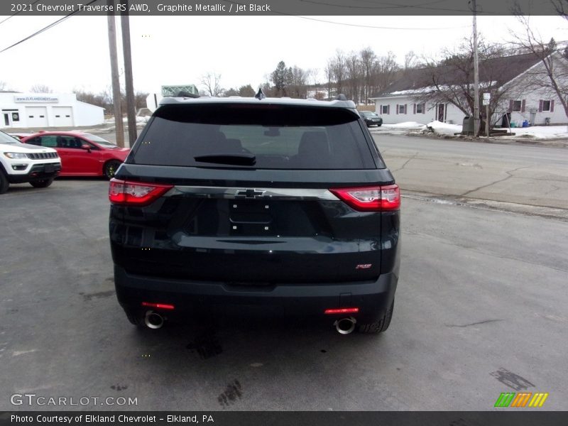 Graphite Metallic / Jet Black 2021 Chevrolet Traverse RS AWD