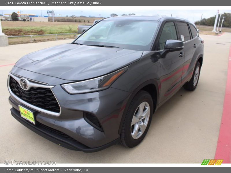 Magnetic Gray Metallic / Black 2021 Toyota Highlander L