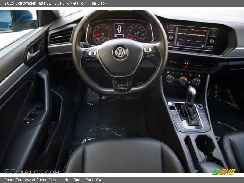 Blue Silk Metallic / Titan Black 2019 Volkswagen Jetta SE