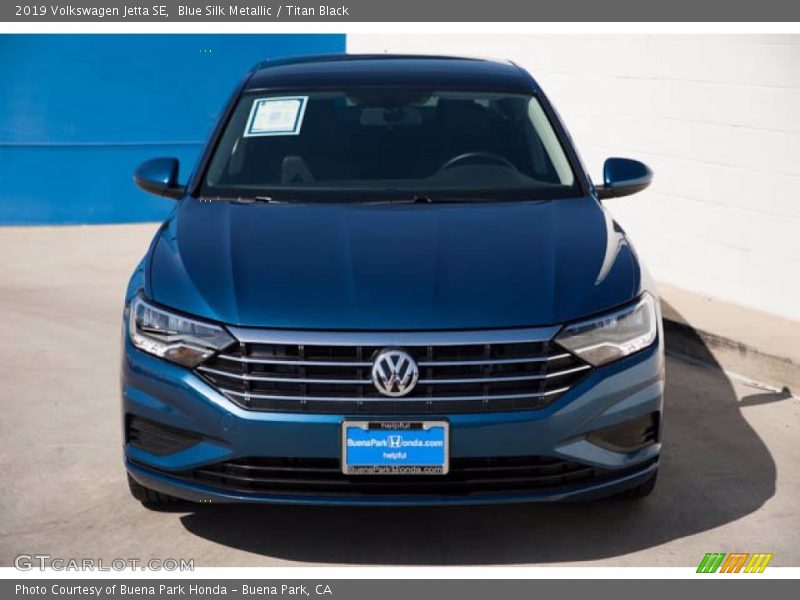 Blue Silk Metallic / Titan Black 2019 Volkswagen Jetta SE