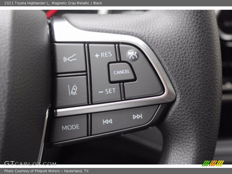 Magnetic Gray Metallic / Black 2021 Toyota Highlander L