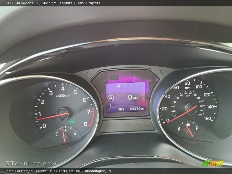 Midnight Sapphire / Dark Graphite 2017 Kia Sedona EX