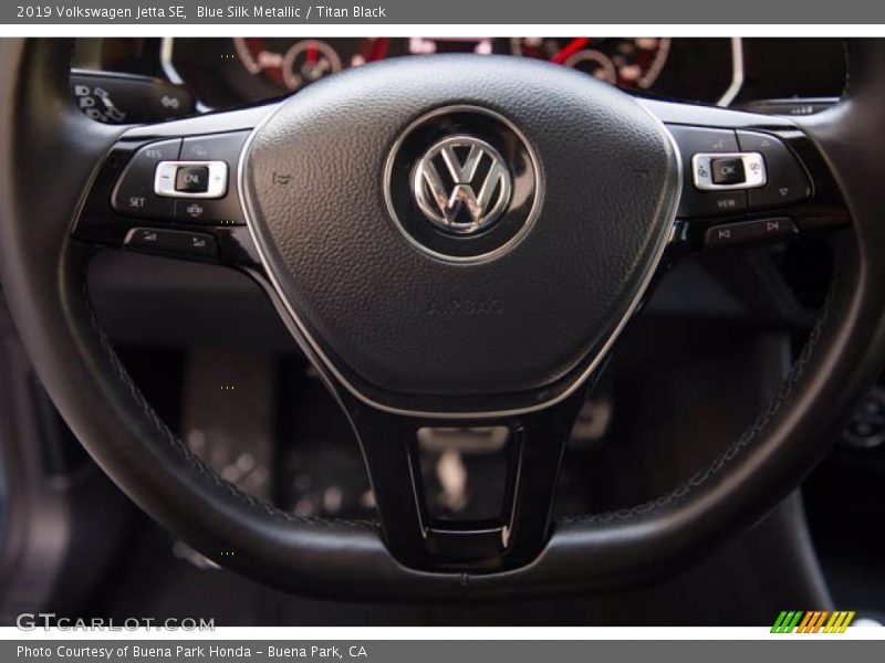 Blue Silk Metallic / Titan Black 2019 Volkswagen Jetta SE