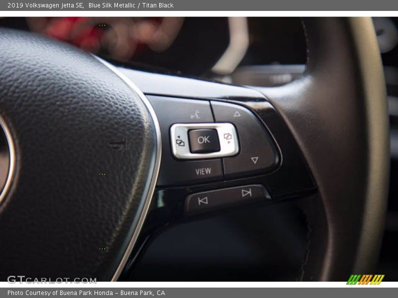 Blue Silk Metallic / Titan Black 2019 Volkswagen Jetta SE