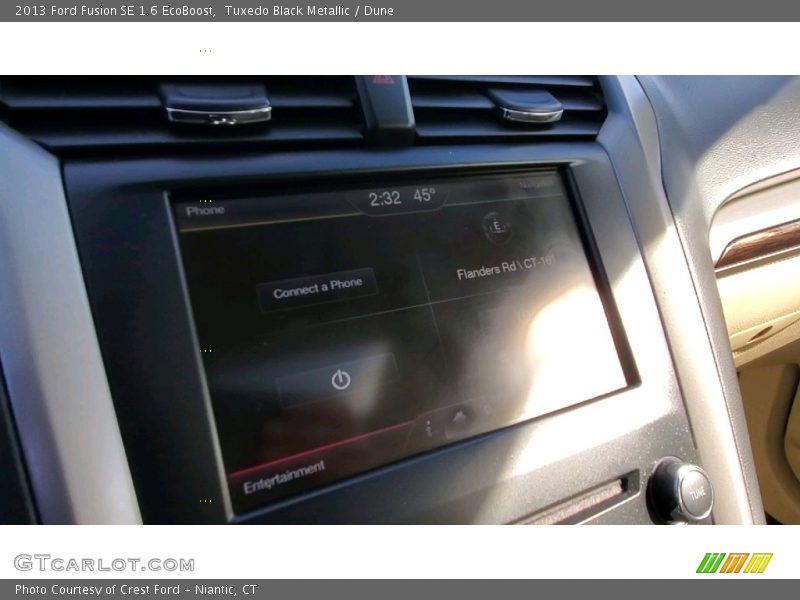 Tuxedo Black Metallic / Dune 2013 Ford Fusion SE 1.6 EcoBoost