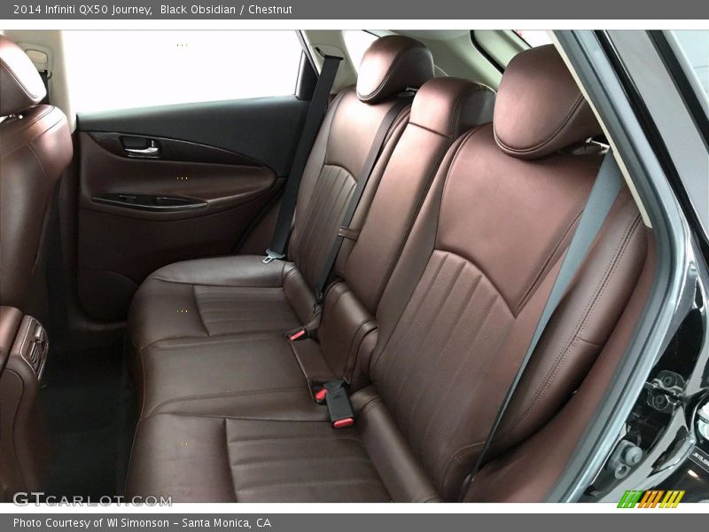 Rear Seat of 2014 QX50 Journey