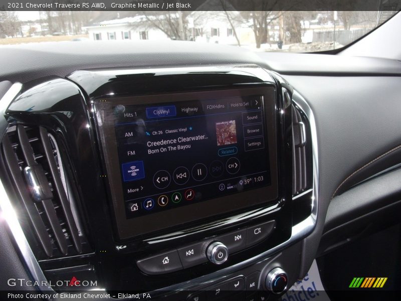 Graphite Metallic / Jet Black 2021 Chevrolet Traverse RS AWD