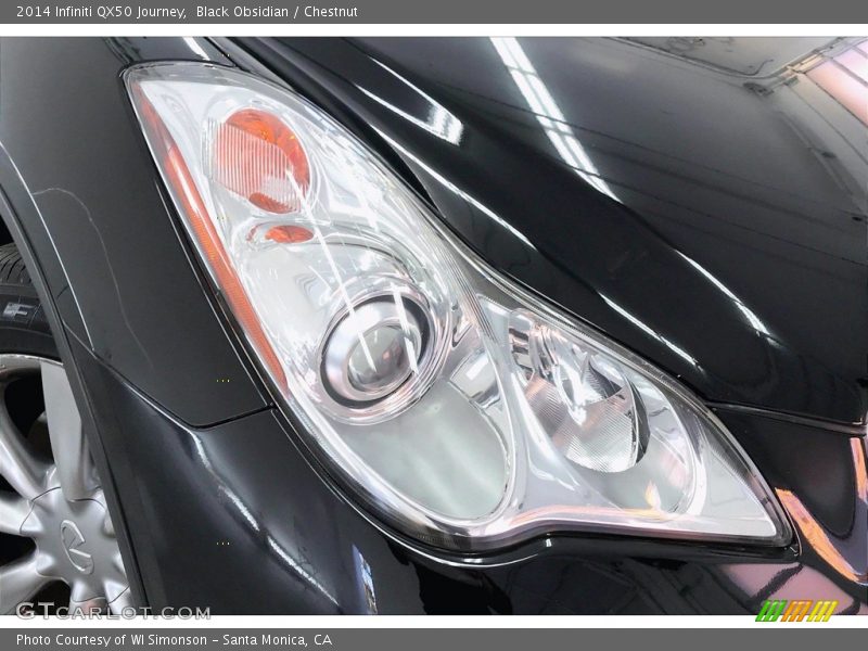 Black Obsidian / Chestnut 2014 Infiniti QX50 Journey
